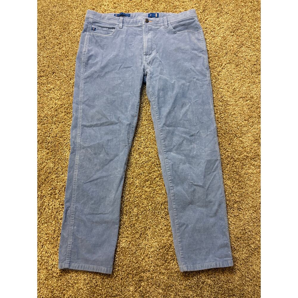 Stitch Golf Britches Blue Corduroy Pants Mens Size 36x30